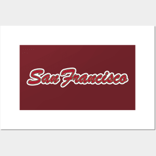 Football Fan of San Francisco Posters and Art